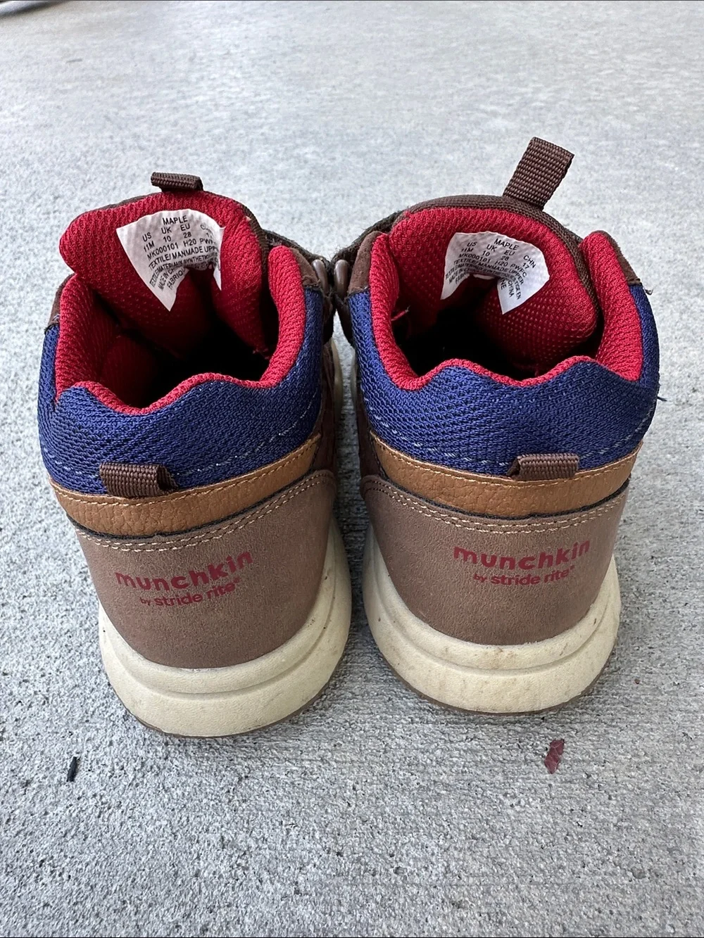 Stride Rite Kids Brown Hiking Shoes